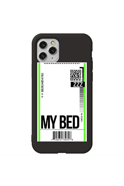 Other Apple iPhone 11 Pro Max My Bed ZZZ Black Colored Silicone TPU Θήκη