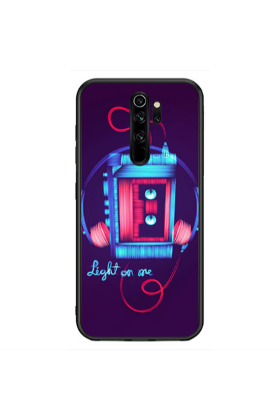 Other Xiaomi Redmi Note 8 Pro Light on me Black Glossy Θήκη