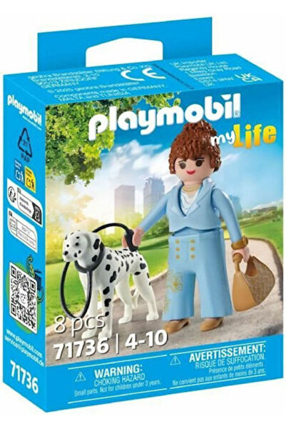 Playmobil MyLife Κορίτσι με σκύλο Δαλματίας για παιδιά 4-10 ετών Κωδικός: 71736