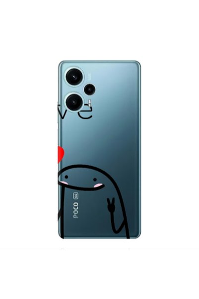 Other Xiaomi Poco F5 Love 2 Transparent Silicone TPU Θήκη