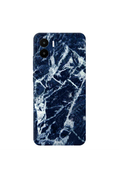 Other Xiaomi REDMI A2 Marble Cracked Purple Transparent Silicone TPU Θήκη