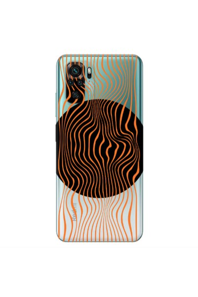 Other Xiaomi Redmi Note 10S Trapezoidal lines Transparent Silicone TPU Θήκη