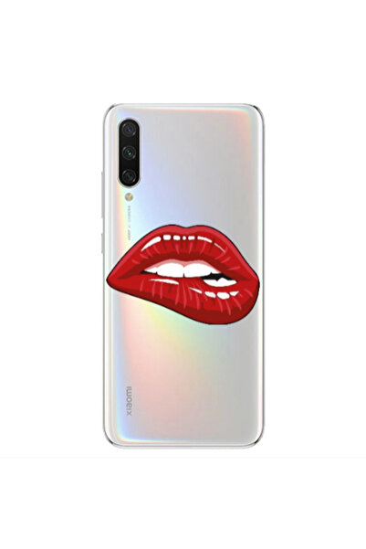 Other Xiaomi Mi 9 Lite Shiny Lips Transparent Silicone TPU Θήκη