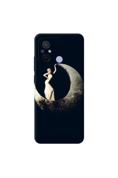 Other Xiaomi Redmi 12C Woman in moon Transparent Silicone TPU Θήκη
