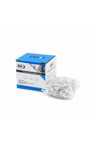 100 Adet 2Lİ 2X2.5 Kablo Geçmeli Mandallı Buat Klemensi