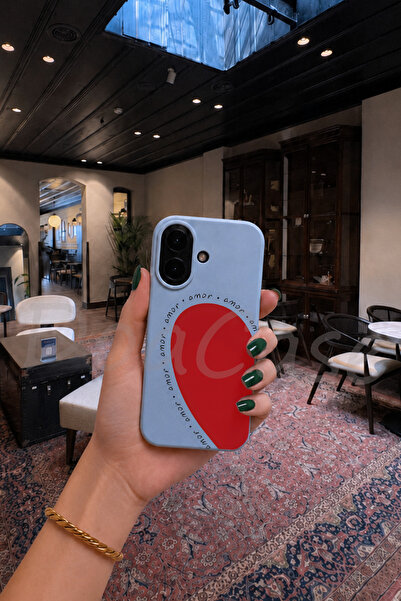 DoaCase iPhone 17 Uyumlu Bebek Mavisi Renkli Lansman Telefon Kılıfı