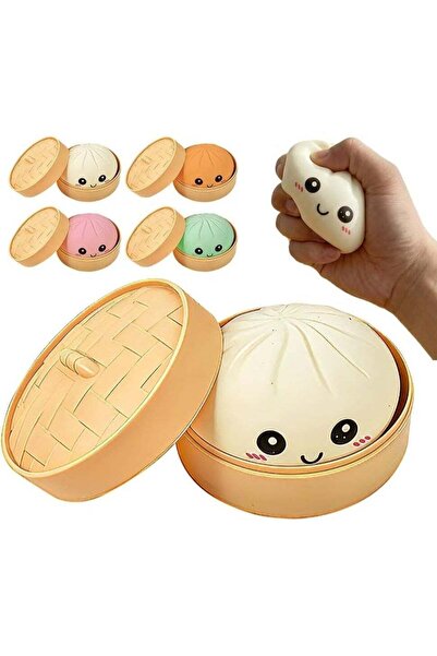 Generic 2 PCS Mystery Squishy Dumpling Box, Dumpling Squishies Handmade Press...
