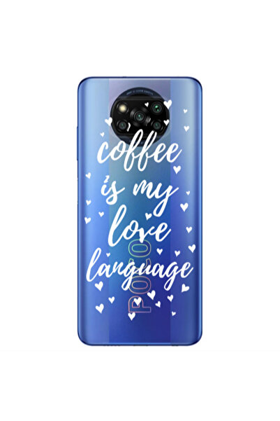 Other Xiaomi Poco X3 /X3 Pro Coffe is my love language Transparent Silicone T...