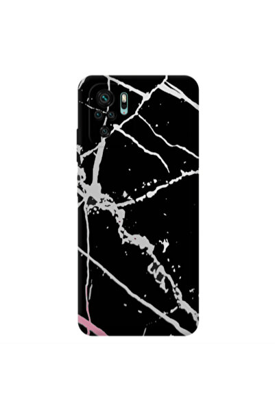 Other Xiaomi Redmi Note 10S Marble Cream Cracks Transparent Silicone TPU Θήκη