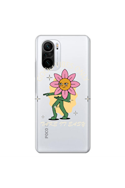 Other Xiaomi Poco F3 Good Vibes Only Transparent Silicone TPU Θήκη