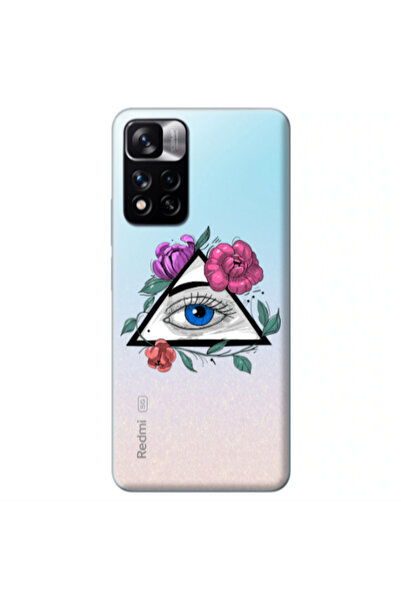 Other Xiaomi Redmi Note 11 Pro 5G Eye and flower Transparent Silicone TPU Θήκη