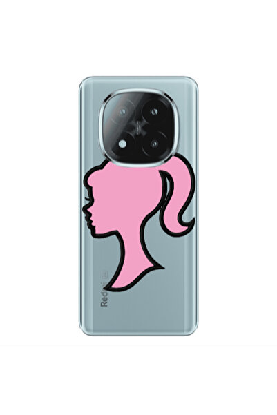 Other Xiaomi Redmi Note 14 Pro + 5g Line girl Transparent Silicone TPU Θήκη