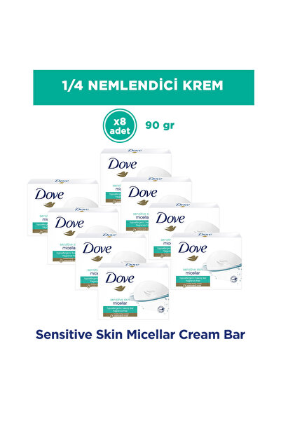 Dove Beauty Cream Bar Sensitive Skin Nemlendirici Krem 90 g x8