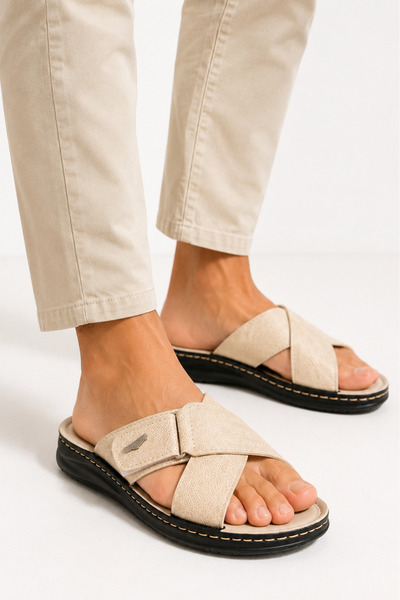 Wordex Polex 5053 Men's Cross Velcro Pool Garden Lightweight Daily Soft Flexi...