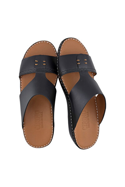Cirino ( N-4900 ) Handmade Arabic Men's Slippers | Outdoor Arabic Sandals For...