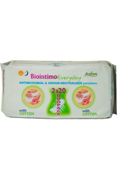 Biointimo Καθημερινές Σερβιέτες Υγιεινής Biointimo, 40 τεμάχια