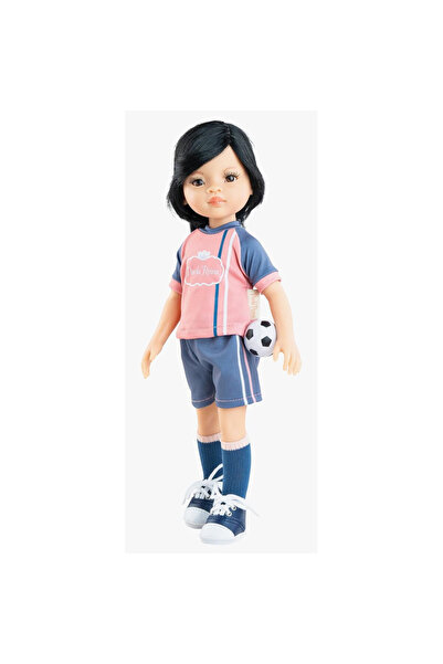 Paola Reina Papusa fotbalista Carol, Paola Reina, 32cm, vinil, roz-albastru, ...