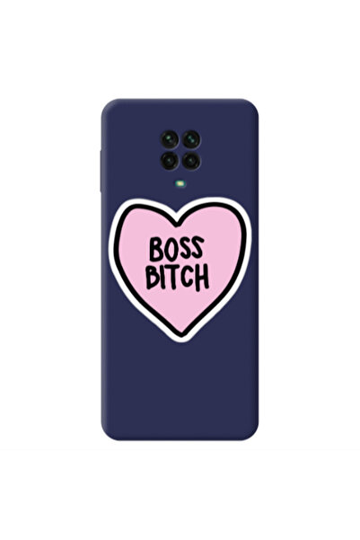 Other Xiaomi Redmi Note 9 Pro Boss Bitch Dark blue Colored Silicone TPU Θήκη