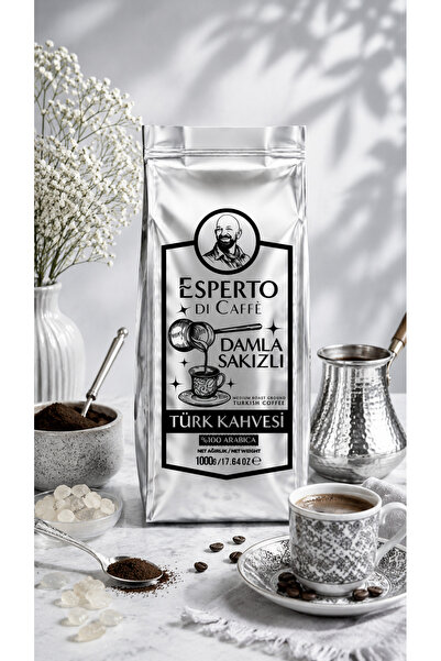 Aromalı Türk Kahvesi Damla Sakızlı 1000g