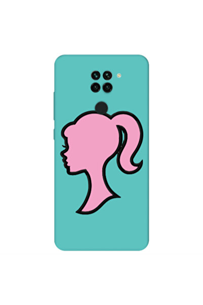 Other Xiaomi Redmi Note 9 Line girl Turquoise Colored Silicone TPU Θήκη
