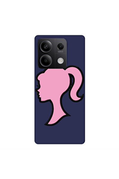 Other Xiaomi Redmi Note 13 5G Line girl Dark blue Colored Silicone TPU Θήκη