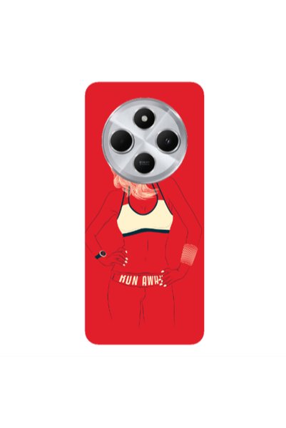 Other Xiaomi Redmi 14c Run away Transparent Silicone TPU Θήκη