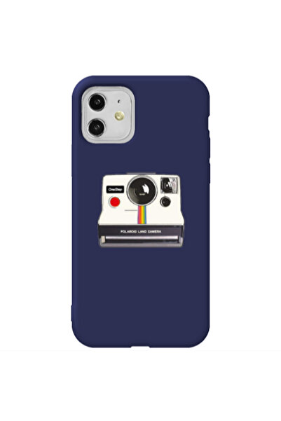 Other Apple iPhone 11 Polaroid land camera Dark blue Colored Silicone TPU Θήκη