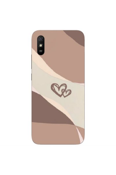 Other Xiaomi Redmi 9A Mini Hearts Transparent Silicone TPU Θήκη