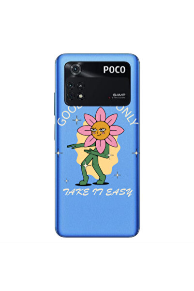 Other Xiaomi Poco M4 Pro 4G Good Vibes Only Transparent Silicone TPU Θήκη