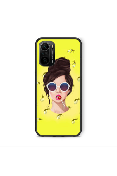 Other Xiaomi Poco F3 Lolipop Black Glossy Θήκη