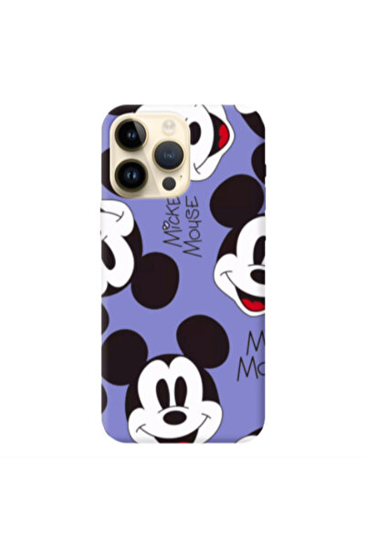 Other Apple iPhone 13 Pro Max Mickey Mouse Purple Colored Silicone TPU Θήκη