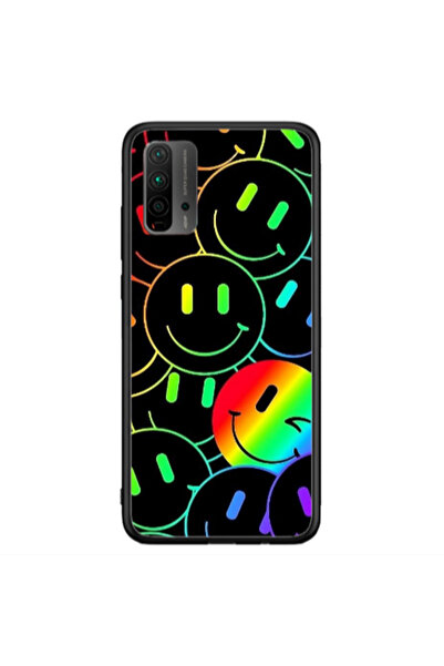 Other Xiaomi Redmi 9T Rainbow Smile Black Glossy Θήκη