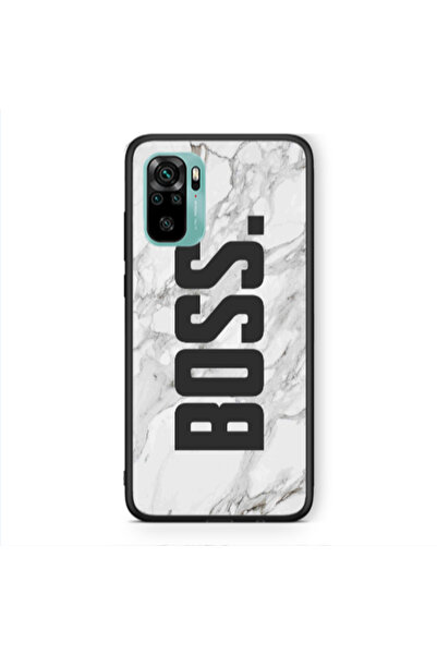 Other Xiaomi Redmi Note 10 4G Marble Boss Black Glossy Θήκη