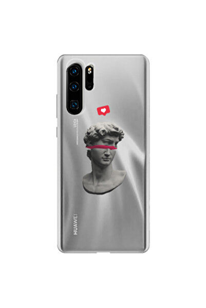 Other Huawei P30 Pro Half statue Transparent Silicone TPU Θήκη