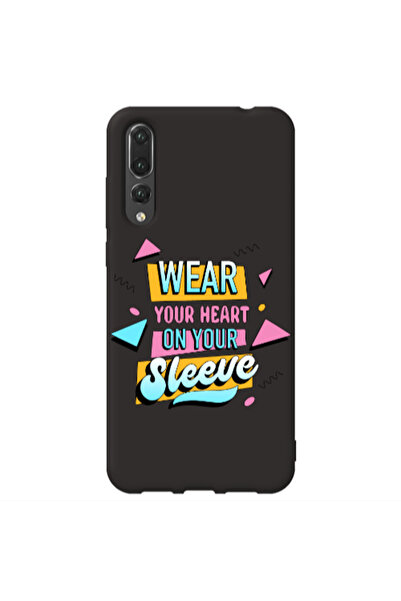 Other Huawei P20 Pro Wear Your Heart Black Colored Silicone TPU Θήκη