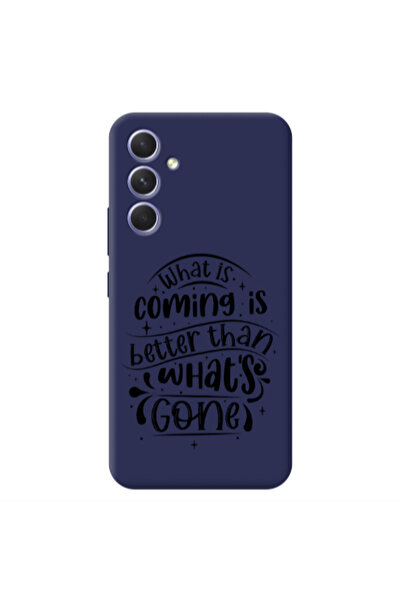 Other Samsung A56 What is coming Dark blue Colored Silicone TPU Θήκη