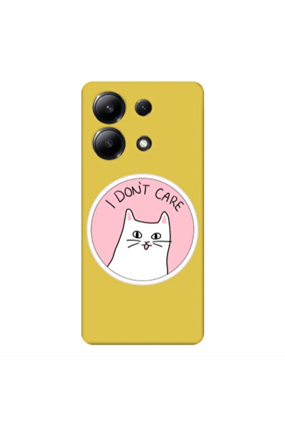 Other Xiaomi Redmi Note 13 4G I dont Care Yellow Colored Silicone TPU Θήκη