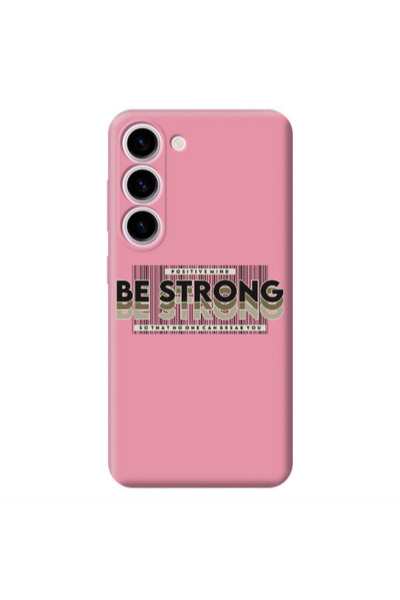 Other Samsung S23 Plus Positivemind Pink Colored Silicone TPU Θήκη