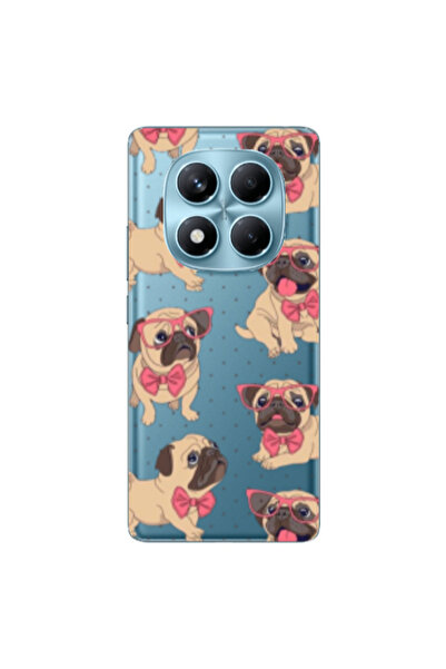 Other Xiaomi Redmi Note 14 Pro Dog Spectacled Transparent Silicone TPU Θήκη