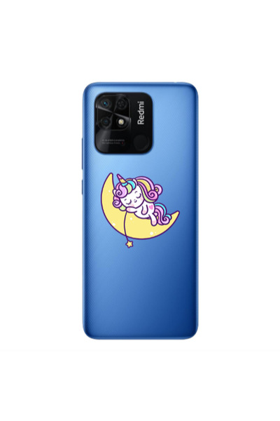 Other Xiaomi Redmi 10C Sleeping horse Transparent Silicone TPU Θήκη