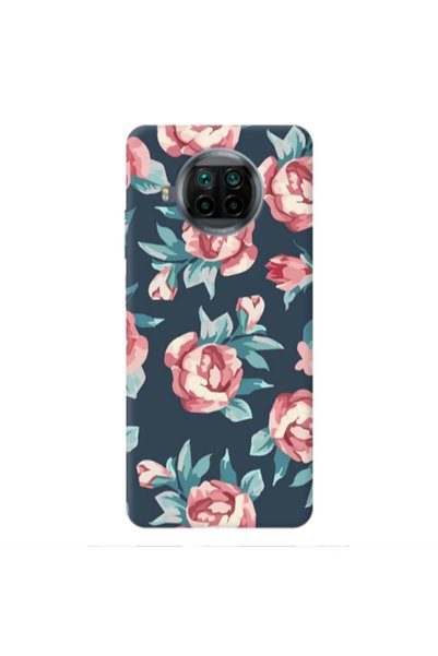Other Xiaomi Mi 10T Lite Purple roses Transparent Silicone TPU Θήκη