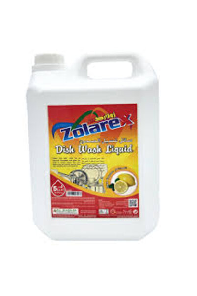 ZOLAREX Dishwash Liquid Lemon 5 Ltr x 4