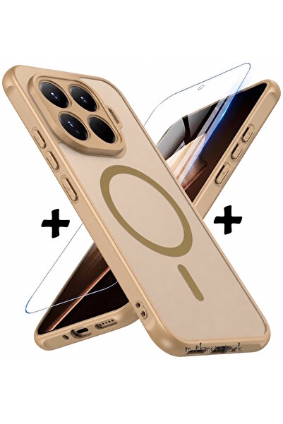m.tk moveteck Xiaomi Mi 17T Uyumlu Kılıf Mat Magsafe Renkli Kenarlı Kamera Ko...