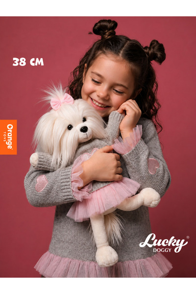 Orange Toys Lucky Mimi Pink Heart – Căţeluşă de Pluş Lucky Doggy in cutie PRE...