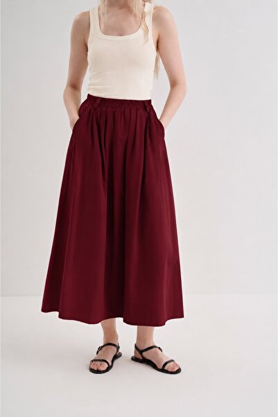 Generic Brand Princess Skirt Burgundy Color