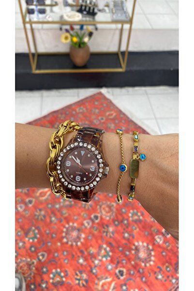 GAMZE Steel Bracelet Watch Set