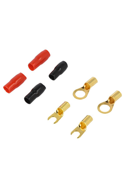 OEM Σετ 4 τερματικών συνδέσμων (άνω-κάτω) τύπου slipper 8GA 5mm, μονωμένοι, κ...
