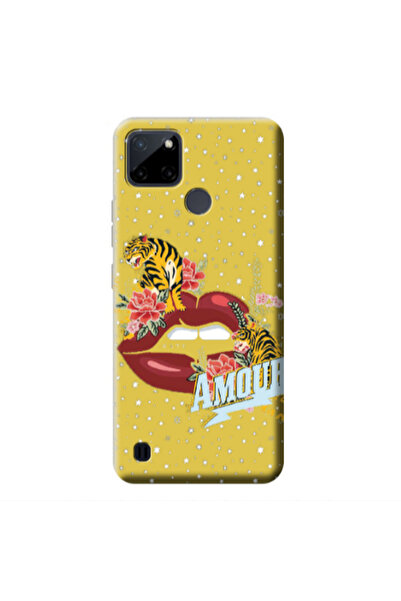 Other Realme C25Y Amour Yellow Colored Silicone TPU Θήκη