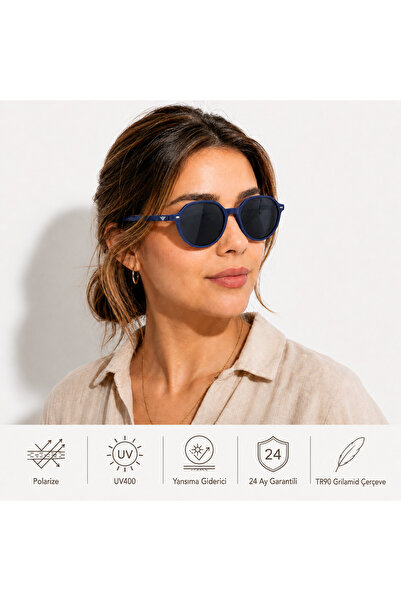 EXELİNE 170-COL نظارات شمسية نسائية مستقطبة من سلسلة Polarized-UV400-مضادة لل...