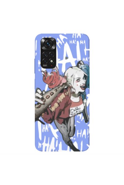 Other Xiaomi Redmi Note 11 4G Ha Ha Ha Light Purple Colored Silicone TPU Θήκη
